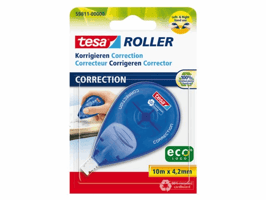 Correctieroller tesa® ecoLogo® rechts & linkshandig 10mx4,2mm blister
