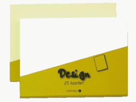 Enkele kaart Papyrus Envelpack Design A6 105x148mm ivoor 894420