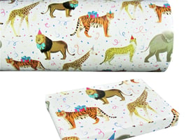 Cadeaupapier 50 cm x 100 mtr Gekleurd Dierenpapier