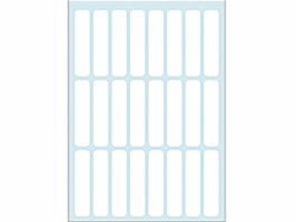 Etiket HERMA 3724 8x36mm wit 168 stuks