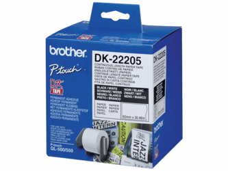 Tape P-Touch DK22210 29mm papier wit artikel afbeelding