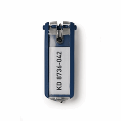 Sleutelhanger verpakkingseenheid (VE) = 36 st. blauw