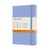 Notitieboek Moleskine pocket 90x140mm lijn hard cover hydrangea blue