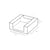 Kraft/PLA gebaksdoosje + venster 110x110x40mm
