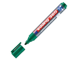 edding 360 Whiteboardmarker, Ronde Punt, 1,5 mm, Groen (pak 10 stuks)