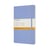 Notitieboek Moleskine large 130x210mm lijn soft cover hydrangea blue
