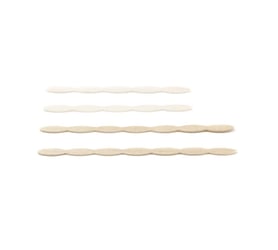 Roerstaafje hout "wave" (FSC®), 140 x 7 x 1,3 mm