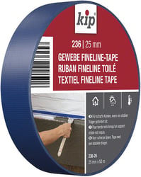 KIP 236 (25) Fineline Textieltape 25 mm x 50 m Blauw artikel afbeelding