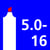 Viltstift edding 850 blok 5-16mm blauw