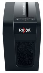 Rexel Secure X6-SL Compacte Papiervernietiger, P4 Cross-Cut Snippers, Geluidsarm, 10L, 6 Vellen, Zwart