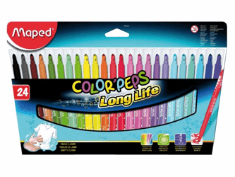 VILTSTIFT MAPED COLOR'PEPS IN KARTON OPHANGDS ASS artikel afbeelding