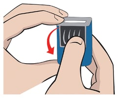 Woord-datumstempel Colop S160O ontvangen