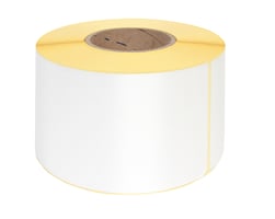 Zebra labeletiket Quantore 3005093 102x210mm 76mm wit permanent