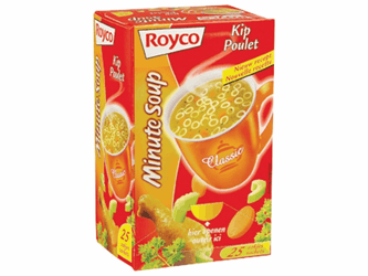 Royco Minute soepen Kippensoep (doos 25 stuks) artikel afbeelding