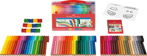 Kleurstift Faber Castell Connector koffer à 60 stuks assorti