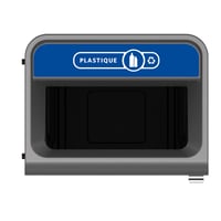 Configure Recyclingstation Plastic BE FR 125 ltr, Rubbermaid