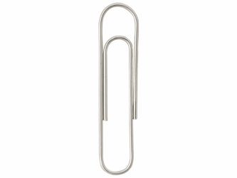 Staples Paperclips Vernikkeld, 32 mm (pak 100 stuks) artikel afbeelding