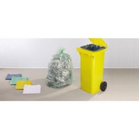 PREMIUM Afvalzakken met groot volume 120 l (Kleur: Transparant)