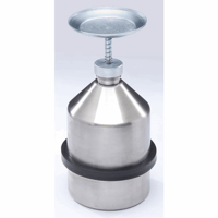 Bevochtiger roestvast staal inhoud (Diameter: 158 mm; Hoogte: 330 mm; Inhoud: 2 l)