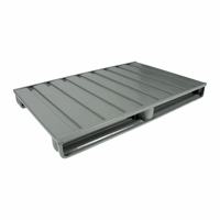 Vlakke pallet van staal l x b = 1000x800 mm, draagvermogen 2000 kg muisgrijs artikel afbeelding