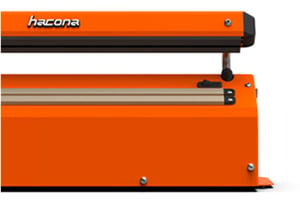 Hacona SD-620 Industriele Impulsesealer oranje met dubbele sealbalk (TWIN SEAL)