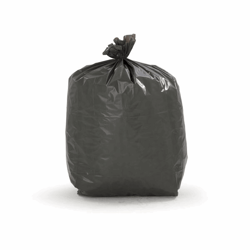 PE-afvalzakken inhoud 65 l materiaaldikte 60 µm, grijs, VE = 250 stuks artikel afbeelding