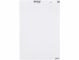 Staples Flipoverpapier 68 x 99 cm, 20 vel, met 6 gaten, houtvrij (pak 5 x 20 vel)