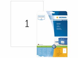Etiket HERMA 5065 210x297mm A4 premium wit 25stuks