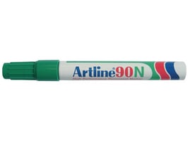 Artline 90N Permanente Marker, Beitelvormige Punt, 2 - 5 mm, Groen