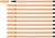 Viltstift STABILO Pen 68/25 pastel oranje