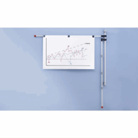 Planhouder planhouder wandmodel met 2 zwenkarmen