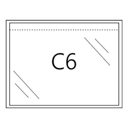 Paklijstenvelop C6 onbedrukt/ds 1000