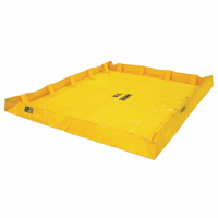 Vouwbak voor noodgevallen vinylzeil opvangvolume (Breedte: 3000 mm; Diepte: 2400 mm; Gewicht: 9.5 kg; Opvangvolume: 1507 l)
