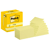 Notitieblok Z-note 127x76mm geel/pak 12