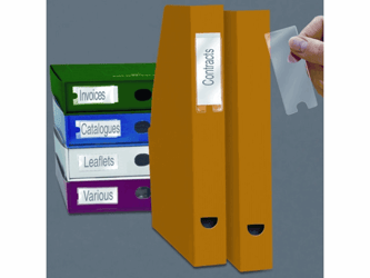 3L Zelfklevende etikethouder 35 x 75 mm (pak 12 stuks) artikel afbeelding