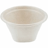 Suikerriet soepbeker 375ml/13cmØ x 7cm hoog, kleur bruin