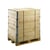 Houten opzetrand voor pallet in euroformaat diagonaal inklapbaar, met 4 scharnieren nuttige hoogte 300 mm
