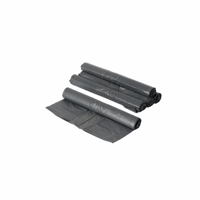 Pedaalemmerzak. Materiaal HDPE. Breedte 63 cm x Lengte 70 cm. Inhoud 50 liter. Dikte 15 micron. Kleur Zwart. Verpakt per 40 rol á 25 zakken
