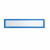 Magnetische infohoes voor titels, A4 liggend / A3 staand, 312x60 mm frame blauw, VE = 10 stuks
