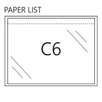 Paper-List paklijst envelop 162mm x 120mm C6
