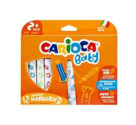 Viltstiften Carioca Baby set à 12 kleuren artikel afbeelding