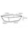 FSC® kraft/PLA coated snackbakje 167x100x53mm A50