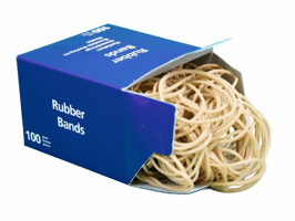 Elastiek 90 mm, nr. 20 (pak 100 gram)