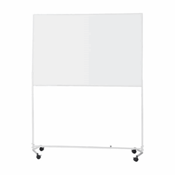 Whiteboard met verrijdbare standaard magneethoudend b x h = 1500x1000 mm