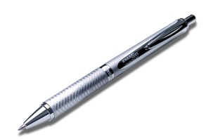 Balpen Pentel BL407 zwarte inkt zilver