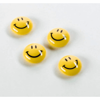 Ronde magneet smiley Ø
