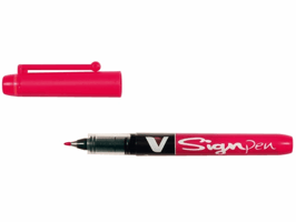 Pilot Fineliner V-Sign Pen 0,6 mm, rood
