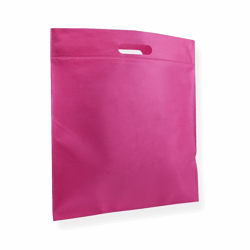 Non Woven draagtas 400x450mm, kleur roze artikel afbeelding