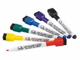 Whiteboardstift Rexel mini assorti 6 stuks