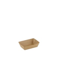 FSC® kraft/PLA coated snackbakje 87x52x32mm A6